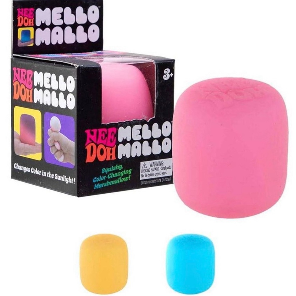 Viral NeeDoh Mello Mallo Color-Changing Marshmallow Set - blue, Yellow, Pink - Picture 7 of 7